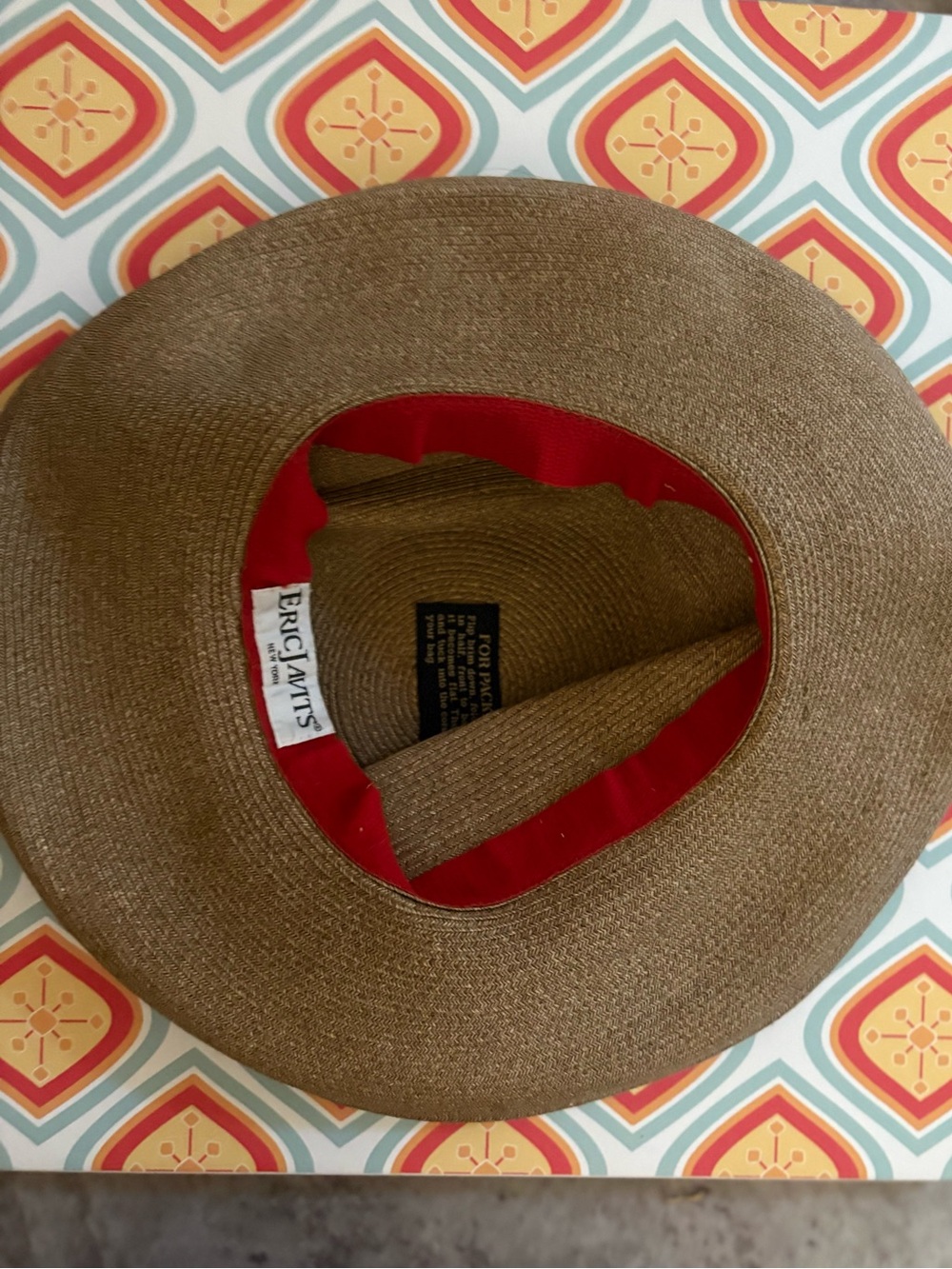 Vintage Eric Javits New York Vintage Wide Brim Hat - Picture 7 of 11